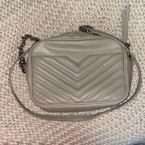 Grey Express Crossbody Bag